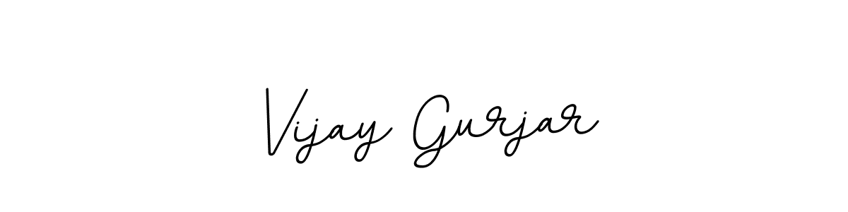 How to make Vijay Gurjar name signature. Use BallpointsItalic-DORy9 style for creating short signs online. This is the latest handwritten sign. Vijay Gurjar signature style 11 images and pictures png