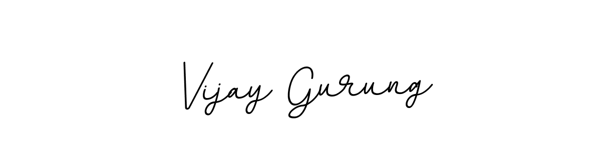 Design your own signature with our free online signature maker. With this signature software, you can create a handwritten (BallpointsItalic-DORy9) signature for name Vijay Gurung. Vijay Gurung signature style 11 images and pictures png