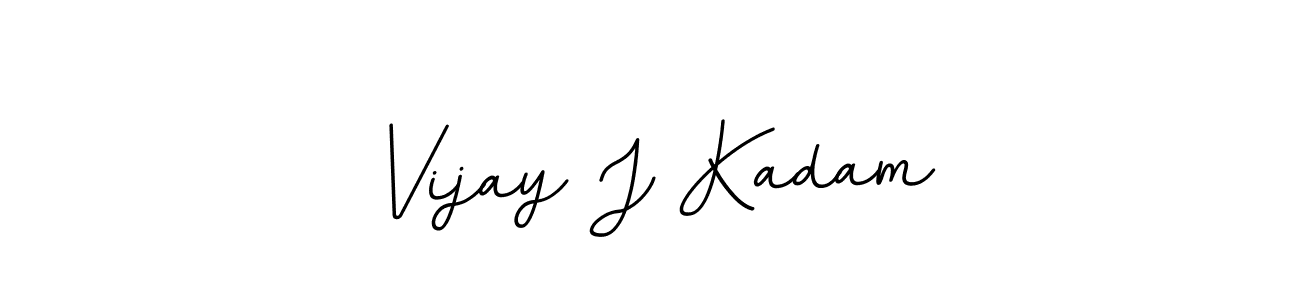 Vijay J Kadam stylish signature style. Best Handwritten Sign (BallpointsItalic-DORy9) for my name. Handwritten Signature Collection Ideas for my name Vijay J Kadam. Vijay J Kadam signature style 11 images and pictures png