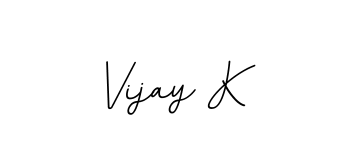 if you are searching for the best signature style for your name Vijay K. so please give up your signature search. here we have designed multiple signature styles  using BallpointsItalic-DORy9. Vijay K signature style 11 images and pictures png