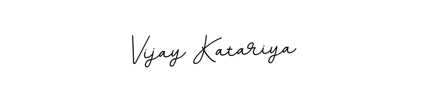 Create a beautiful signature design for name Vijay Katariya. With this signature (BallpointsItalic-DORy9) fonts, you can make a handwritten signature for free. Vijay Katariya signature style 11 images and pictures png