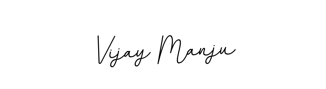 Create a beautiful signature design for name Vijay Manju. With this signature (BallpointsItalic-DORy9) fonts, you can make a handwritten signature for free. Vijay Manju signature style 11 images and pictures png