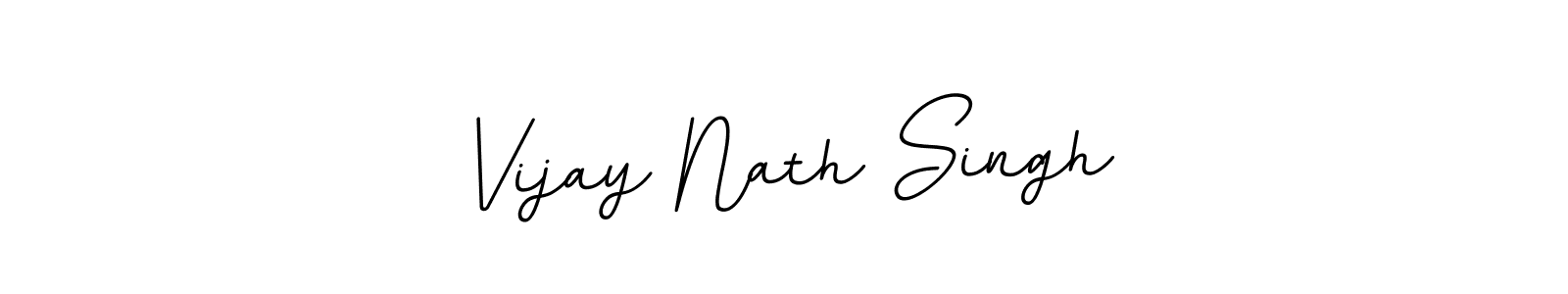 Make a beautiful signature design for name Vijay Nath Singh. With this signature (BallpointsItalic-DORy9) style, you can create a handwritten signature for free. Vijay Nath Singh signature style 11 images and pictures png