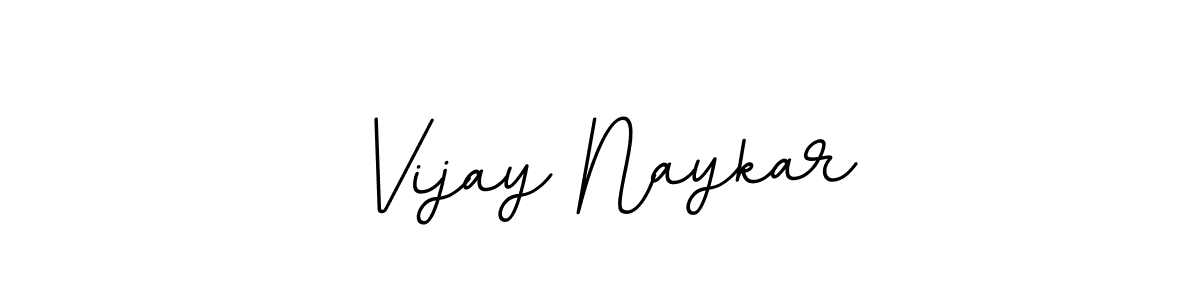 How to make Vijay Naykar name signature. Use BallpointsItalic-DORy9 style for creating short signs online. This is the latest handwritten sign. Vijay Naykar signature style 11 images and pictures png