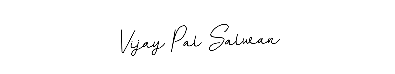 This is the best signature style for the Vijay Pal Salwan name. Also you like these signature font (BallpointsItalic-DORy9). Mix name signature. Vijay Pal Salwan signature style 11 images and pictures png