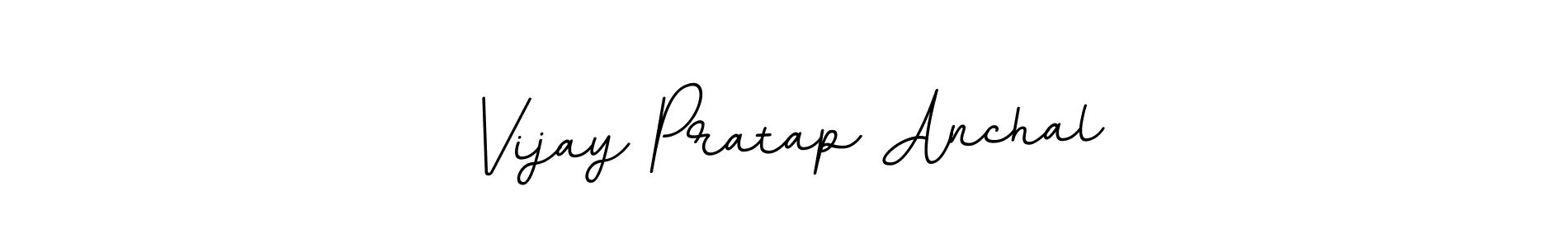 Make a beautiful signature design for name Vijay Pratap Anchal. With this signature (BallpointsItalic-DORy9) style, you can create a handwritten signature for free. Vijay Pratap Anchal signature style 11 images and pictures png