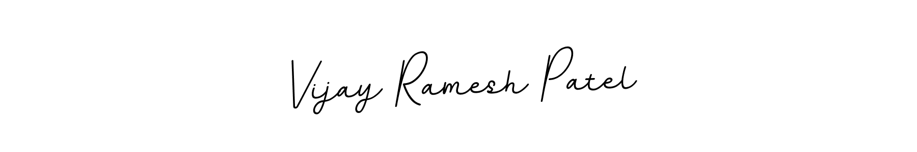 Vijay Ramesh Patel stylish signature style. Best Handwritten Sign (BallpointsItalic-DORy9) for my name. Handwritten Signature Collection Ideas for my name Vijay Ramesh Patel. Vijay Ramesh Patel signature style 11 images and pictures png