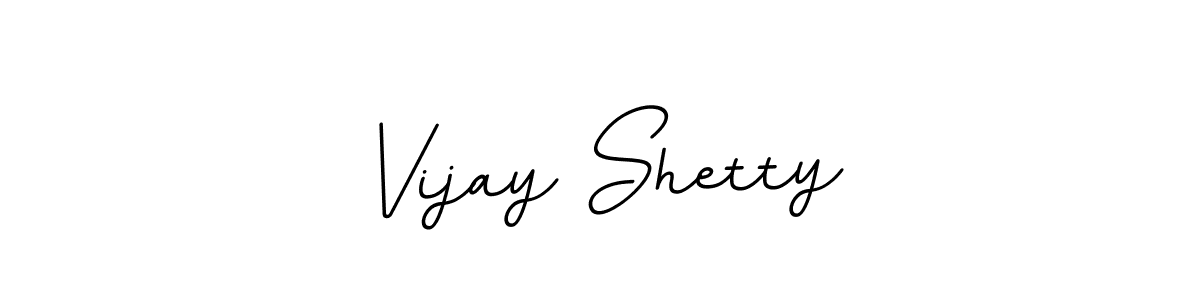 Use a signature maker to create a handwritten signature online. With this signature software, you can design (BallpointsItalic-DORy9) your own signature for name Vijay Shetty. Vijay Shetty signature style 11 images and pictures png