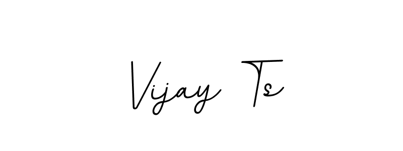 Make a beautiful signature design for name Vijay Ts. With this signature (BallpointsItalic-DORy9) style, you can create a handwritten signature for free. Vijay Ts signature style 11 images and pictures png