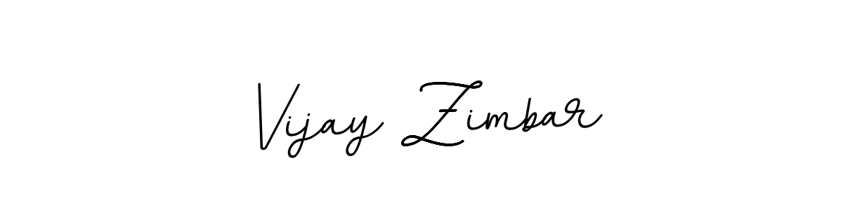 Make a beautiful signature design for name Vijay Zimbar. With this signature (BallpointsItalic-DORy9) style, you can create a handwritten signature for free. Vijay Zimbar signature style 11 images and pictures png