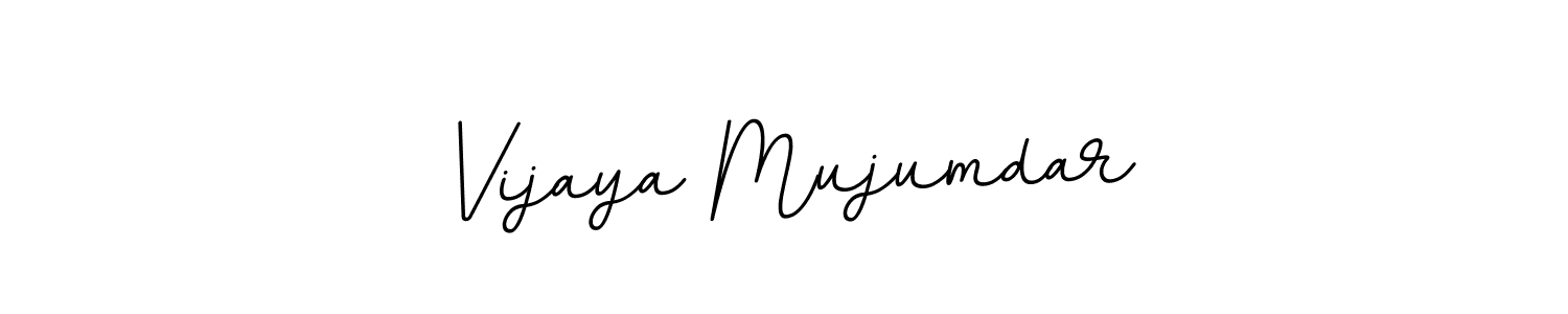 Make a beautiful signature design for name Vijaya Mujumdar. With this signature (BallpointsItalic-DORy9) style, you can create a handwritten signature for free. Vijaya Mujumdar signature style 11 images and pictures png