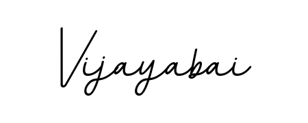 You should practise on your own different ways (BallpointsItalic-DORy9) to write your name (Vijayabai) in signature. Don't let someone else do it for you. Vijayabai signature style 11 images and pictures png