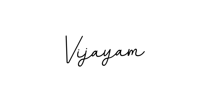 How to make Vijayam signature? BallpointsItalic-DORy9 is a professional autograph style. Create handwritten signature for Vijayam name. Vijayam signature style 11 images and pictures png