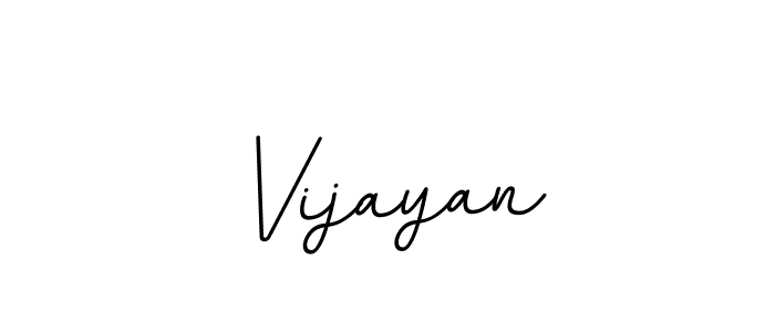 Create a beautiful signature design for name Vijayan. With this signature (BallpointsItalic-DORy9) fonts, you can make a handwritten signature for free. Vijayan signature style 11 images and pictures png