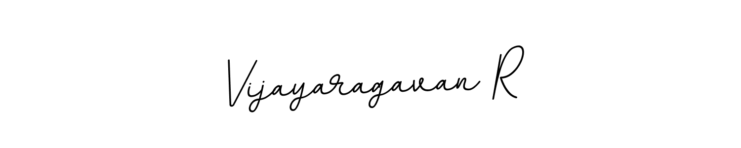 The best way (BallpointsItalic-DORy9) to make a short signature is to pick only two or three words in your name. The name Vijayaragavan R include a total of six letters. For converting this name. Vijayaragavan R signature style 11 images and pictures png