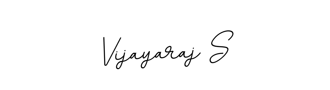 Make a beautiful signature design for name Vijayaraj S. With this signature (BallpointsItalic-DORy9) style, you can create a handwritten signature for free. Vijayaraj S signature style 11 images and pictures png