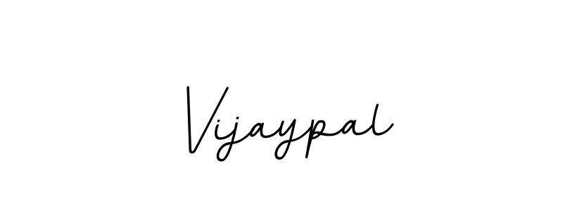 Use a signature maker to create a handwritten signature online. With this signature software, you can design (BallpointsItalic-DORy9) your own signature for name Vijaypal. Vijaypal signature style 11 images and pictures png