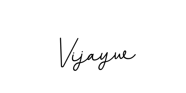 Make a beautiful signature design for name Vijayw. With this signature (BallpointsItalic-DORy9) style, you can create a handwritten signature for free. Vijayw signature style 11 images and pictures png