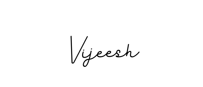 Also we have Vijeesh name is the best signature style. Create professional handwritten signature collection using BallpointsItalic-DORy9 autograph style. Vijeesh signature style 11 images and pictures png