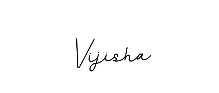 Vijisha stylish signature style. Best Handwritten Sign (BallpointsItalic-DORy9) for my name. Handwritten Signature Collection Ideas for my name Vijisha. Vijisha signature style 11 images and pictures png
