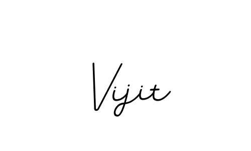 Create a beautiful signature design for name Vijit. With this signature (BallpointsItalic-DORy9) fonts, you can make a handwritten signature for free. Vijit signature style 11 images and pictures png
