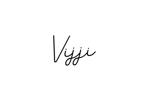 Make a beautiful signature design for name Vijji. With this signature (BallpointsItalic-DORy9) style, you can create a handwritten signature for free. Vijji signature style 11 images and pictures png