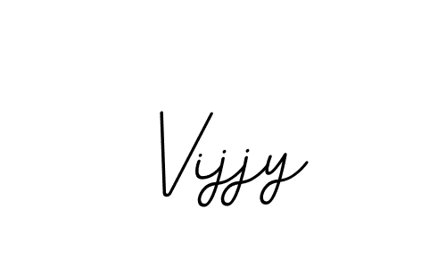 Design your own signature with our free online signature maker. With this signature software, you can create a handwritten (BallpointsItalic-DORy9) signature for name Vijjy. Vijjy signature style 11 images and pictures png
