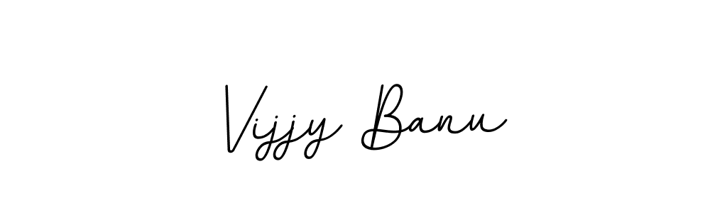 Create a beautiful signature design for name Vijjy Banu. With this signature (BallpointsItalic-DORy9) fonts, you can make a handwritten signature for free. Vijjy Banu signature style 11 images and pictures png