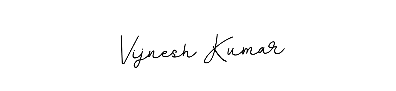 Design your own signature with our free online signature maker. With this signature software, you can create a handwritten (BallpointsItalic-DORy9) signature for name Vijnesh Kumar. Vijnesh Kumar signature style 11 images and pictures png