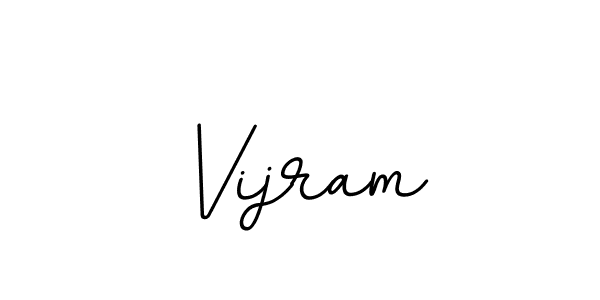 How to make Vijram name signature. Use BallpointsItalic-DORy9 style for creating short signs online. This is the latest handwritten sign. Vijram signature style 11 images and pictures png