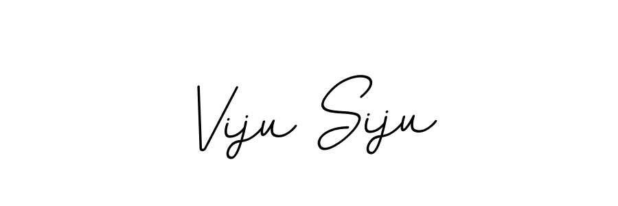 You should practise on your own different ways (BallpointsItalic-DORy9) to write your name (Viju Siju) in signature. don't let someone else do it for you. Viju Siju signature style 11 images and pictures png
