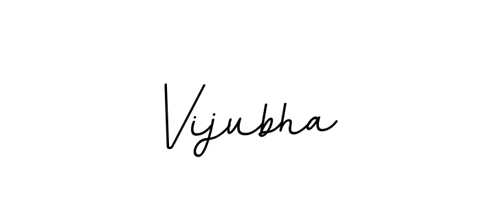 Vijubha stylish signature style. Best Handwritten Sign (BallpointsItalic-DORy9) for my name. Handwritten Signature Collection Ideas for my name Vijubha. Vijubha signature style 11 images and pictures png
