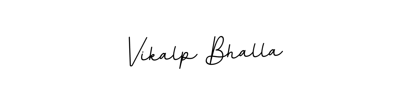 Vikalp Bhalla stylish signature style. Best Handwritten Sign (BallpointsItalic-DORy9) for my name. Handwritten Signature Collection Ideas for my name Vikalp Bhalla. Vikalp Bhalla signature style 11 images and pictures png