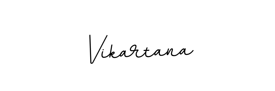 How to make Vikartana name signature. Use BallpointsItalic-DORy9 style for creating short signs online. This is the latest handwritten sign. Vikartana signature style 11 images and pictures png