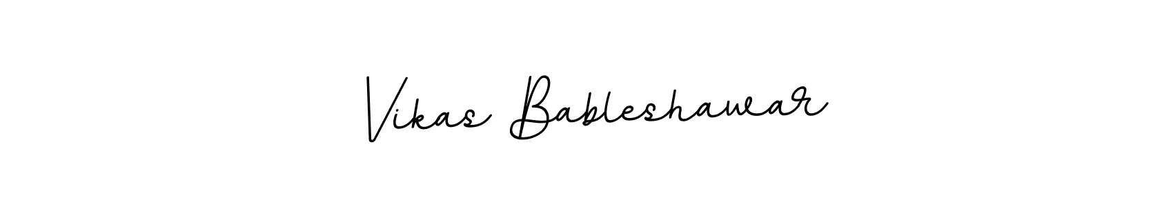 The best way (BallpointsItalic-DORy9) to make a short signature is to pick only two or three words in your name. The name Vikas Bableshawar include a total of six letters. For converting this name. Vikas Bableshawar signature style 11 images and pictures png