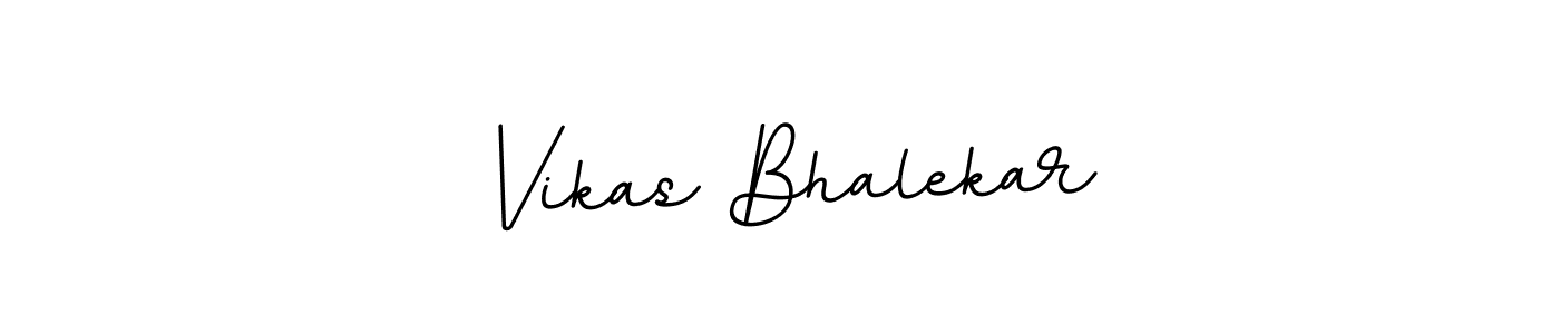 Make a beautiful signature design for name Vikas Bhalekar. With this signature (BallpointsItalic-DORy9) style, you can create a handwritten signature for free. Vikas Bhalekar signature style 11 images and pictures png