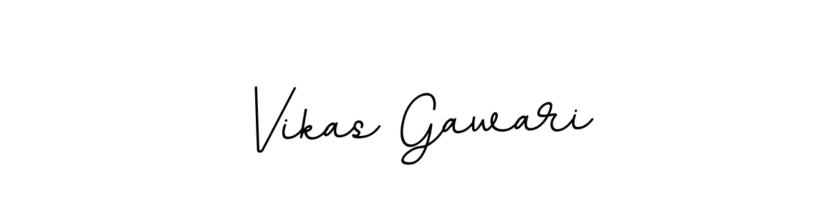 Design your own signature with our free online signature maker. With this signature software, you can create a handwritten (BallpointsItalic-DORy9) signature for name Vikas Gawari. Vikas Gawari signature style 11 images and pictures png