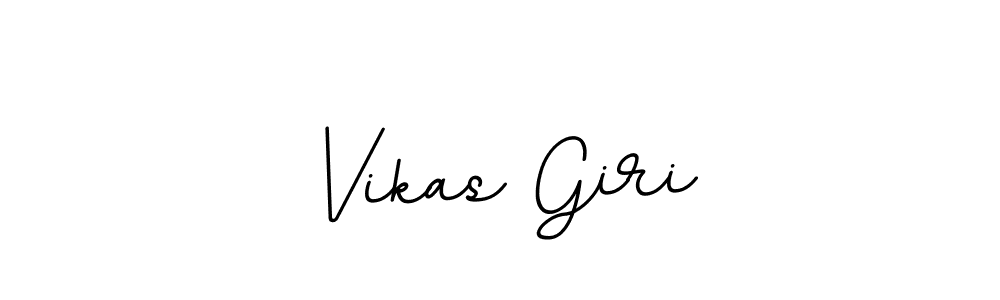 Use a signature maker to create a handwritten signature online. With this signature software, you can design (BallpointsItalic-DORy9) your own signature for name Vikas Giri. Vikas Giri signature style 11 images and pictures png