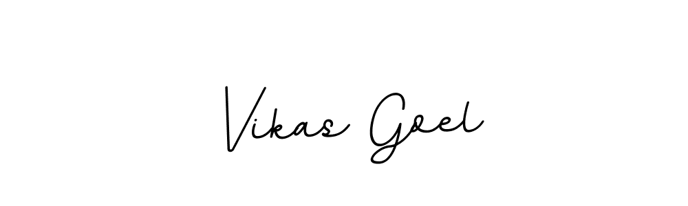 Design your own signature with our free online signature maker. With this signature software, you can create a handwritten (BallpointsItalic-DORy9) signature for name Vikas Goel. Vikas Goel signature style 11 images and pictures png