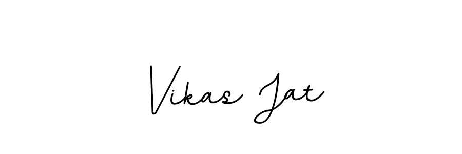 Design your own signature with our free online signature maker. With this signature software, you can create a handwritten (BallpointsItalic-DORy9) signature for name Vikas Jat. Vikas Jat signature style 11 images and pictures png