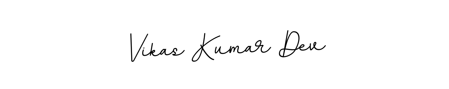 Design your own signature with our free online signature maker. With this signature software, you can create a handwritten (BallpointsItalic-DORy9) signature for name Vikas Kumar Dev. Vikas Kumar Dev signature style 11 images and pictures png