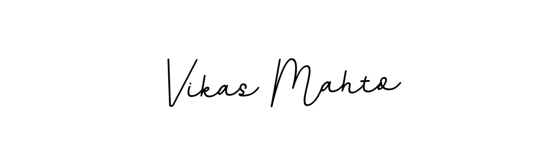 Make a beautiful signature design for name Vikas Mahto. With this signature (BallpointsItalic-DORy9) style, you can create a handwritten signature for free. Vikas Mahto signature style 11 images and pictures png