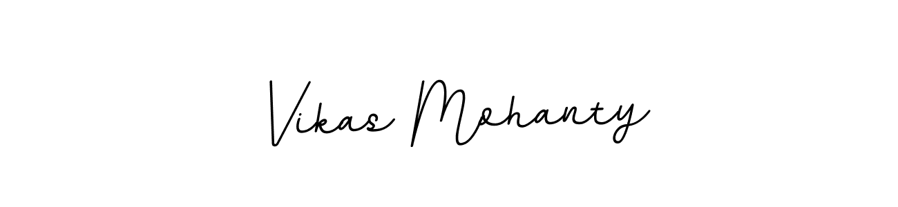 Use a signature maker to create a handwritten signature online. With this signature software, you can design (BallpointsItalic-DORy9) your own signature for name Vikas Mohanty. Vikas Mohanty signature style 11 images and pictures png