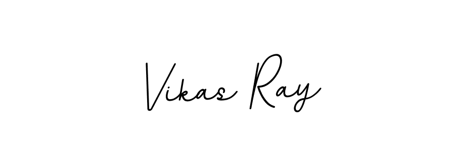 Use a signature maker to create a handwritten signature online. With this signature software, you can design (BallpointsItalic-DORy9) your own signature for name Vikas Ray. Vikas Ray signature style 11 images and pictures png