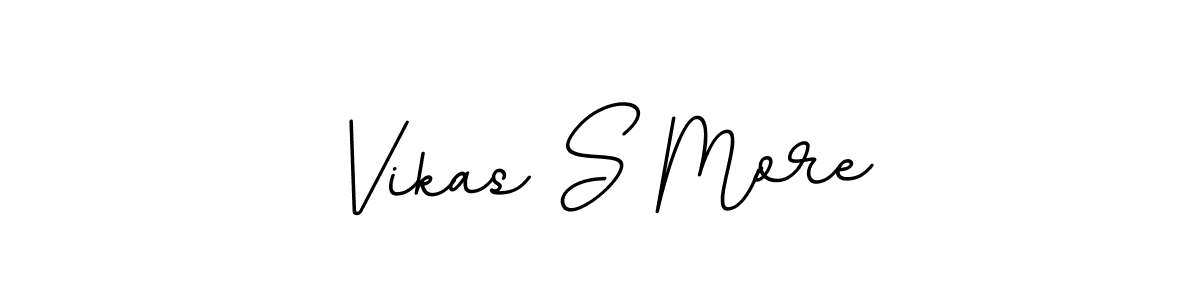 Create a beautiful signature design for name Vikas S More. With this signature (BallpointsItalic-DORy9) fonts, you can make a handwritten signature for free. Vikas S More signature style 11 images and pictures png