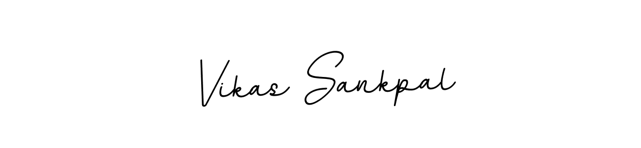 Design your own signature with our free online signature maker. With this signature software, you can create a handwritten (BallpointsItalic-DORy9) signature for name Vikas Sankpal. Vikas Sankpal signature style 11 images and pictures png