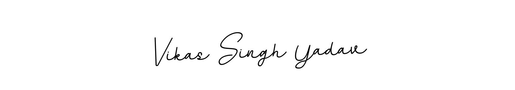 Use a signature maker to create a handwritten signature online. With this signature software, you can design (BallpointsItalic-DORy9) your own signature for name Vikas Singh Yadav. Vikas Singh Yadav signature style 11 images and pictures png