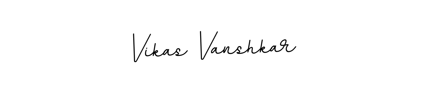 The best way (BallpointsItalic-DORy9) to make a short signature is to pick only two or three words in your name. The name Vikas Vanshkar include a total of six letters. For converting this name. Vikas Vanshkar signature style 11 images and pictures png