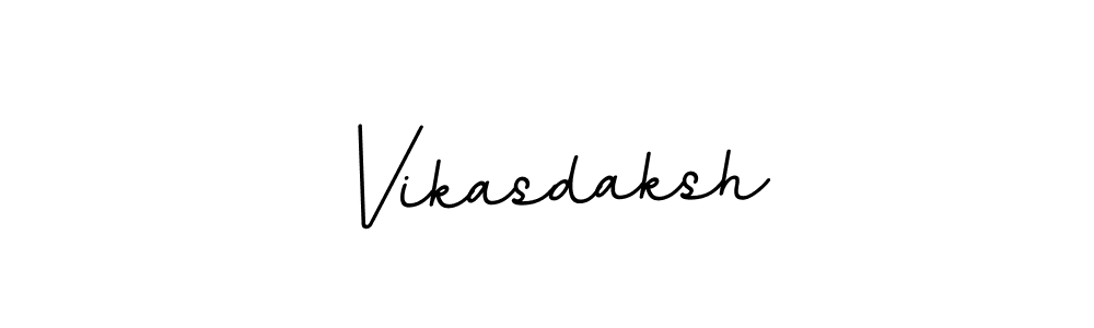The best way (BallpointsItalic-DORy9) to make a short signature is to pick only two or three words in your name. The name Vikasdaksh include a total of six letters. For converting this name. Vikasdaksh signature style 11 images and pictures png