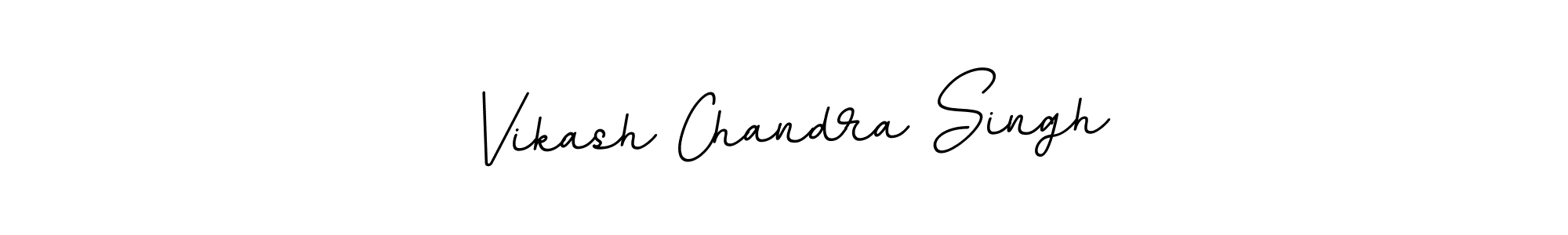 Make a beautiful signature design for name Vikash Chandra Singh. With this signature (BallpointsItalic-DORy9) style, you can create a handwritten signature for free. Vikash Chandra Singh signature style 11 images and pictures png
